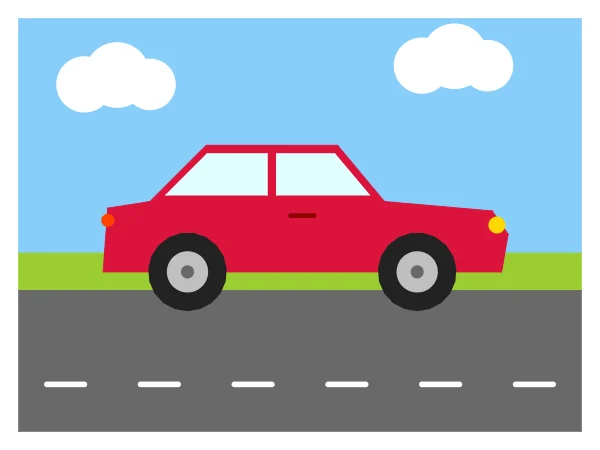 Draw a Car in Python Turtle