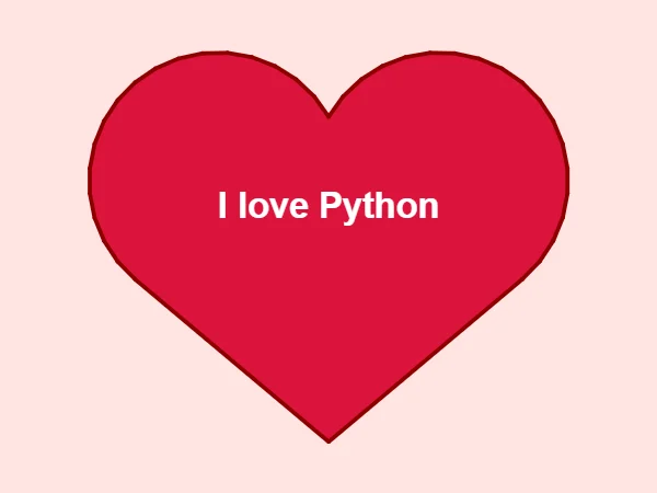 Python Turtle Heart