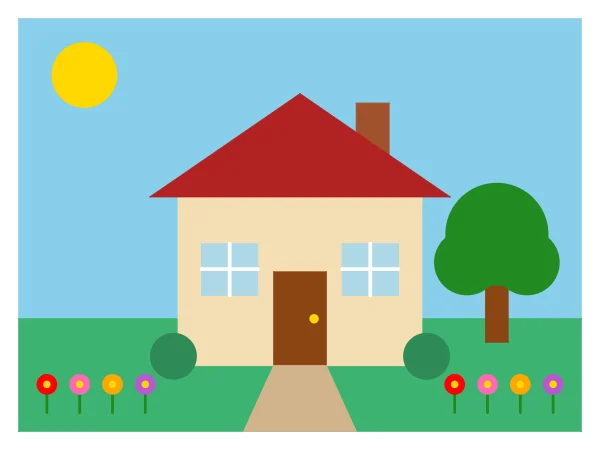 Draw a House in Python Turtle
