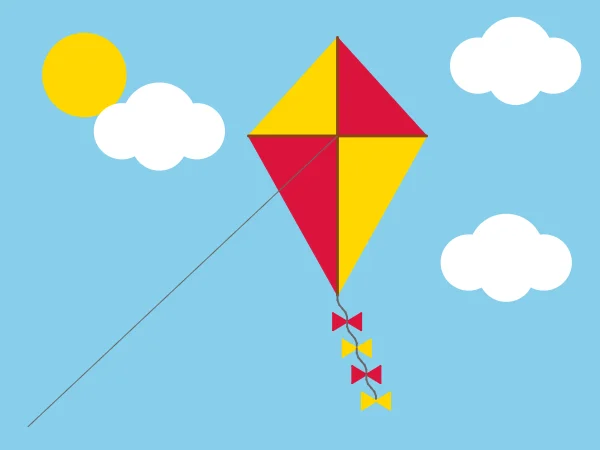 Draw a Kite in Python Turtle