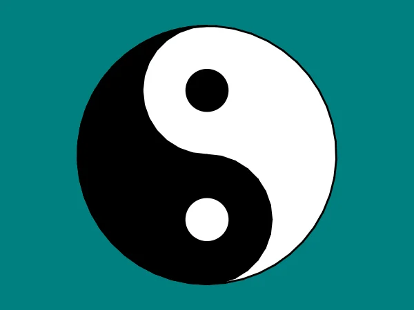 Yin Yang in Python Turtle